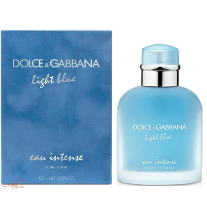 عطر ادکلن دلچه گابانا لایت بلو او اینتنس مردانه Dolce Gabbana Light Blue Eau Intense Pour Homme