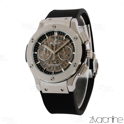 ساعت هابلوت زنانه کلاسیک فیوژن سه موتوره مشکی صفحه اسکلتون 105197