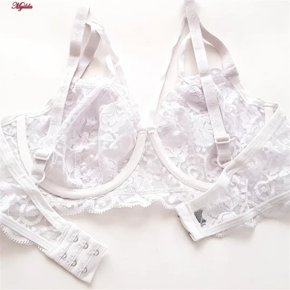 ست شورت و سوتین زنانه گیپور فانتزی نانسی سفید کد 4691-8585