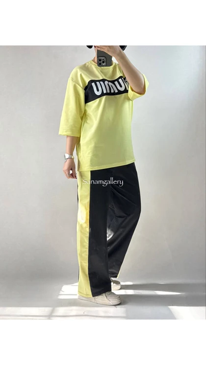 ست تیشرت و شلوار میومیو زنانه 90890