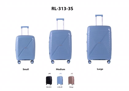 مجموعه 3 عددی چمدان رزمری مدل Rose Merry RL-313-3s_L.blue
