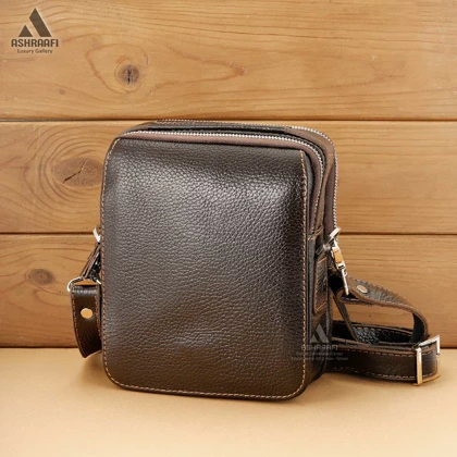 کیف چرم طبیعی مردانه Mens Shoulder Bag A07