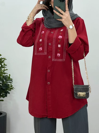 مانتو گلدوزی مارینا 1(ایراد دار)