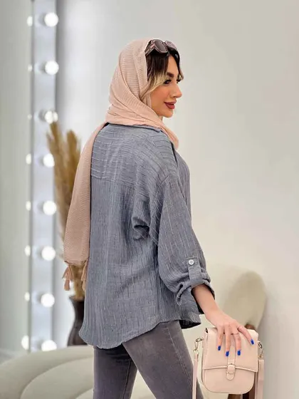 شومیز تک جیب نلی
