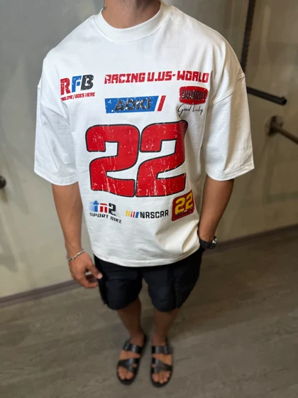 تیشرت باکسی برند ماکان 22