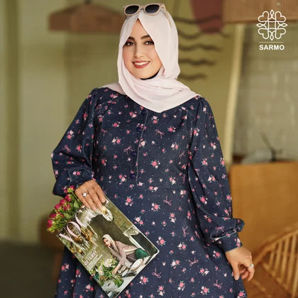 شومیز مخمل مینی رز