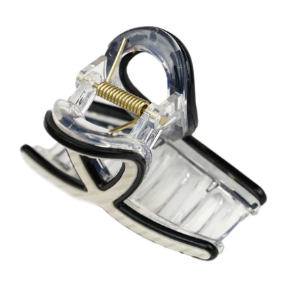 کلیپس مو زنانه مدل روبان شمعی دورنگ