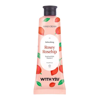 کرم مرطوب کننده دست ویت یو With you مدل رزهیپ
