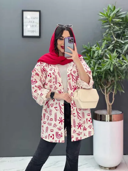 شومیز طرحدار سنتی