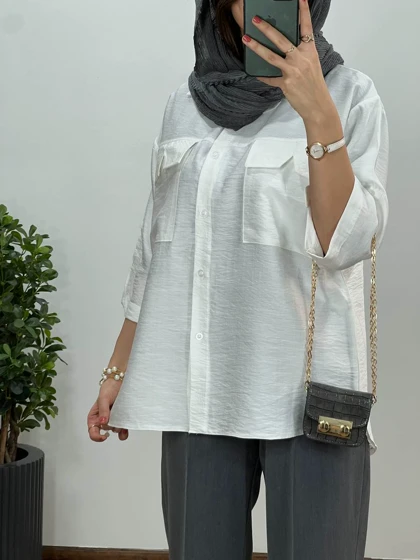 شومیز دکمه دار درناز 1