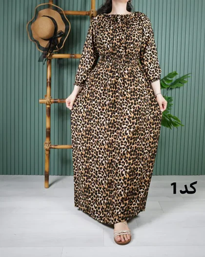 پیراهن ساحلی نخی خارجی U7589