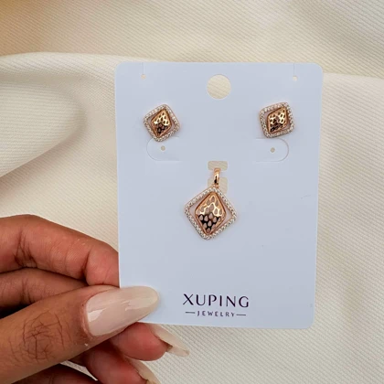 نیم ست لوزی ژوپینگ بدون زنجیر