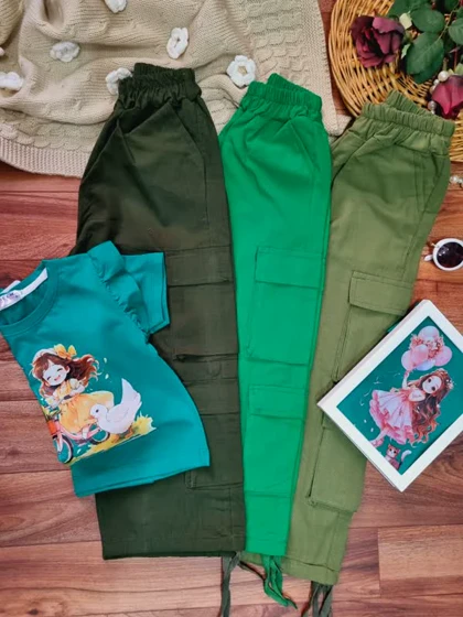 شلوار بگ کارگو شش جیب