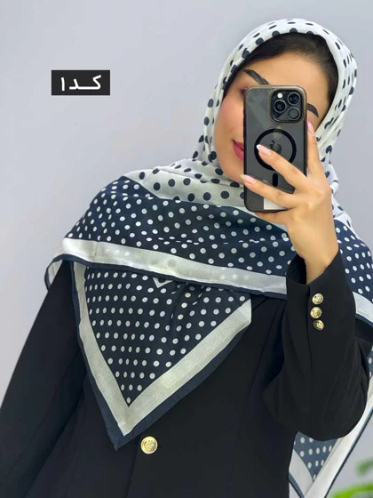 روسری حریر هلار کد 1020215