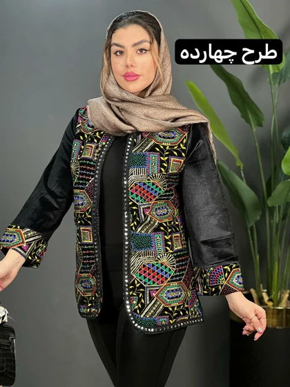 کت مزونی مخمل کد 1546