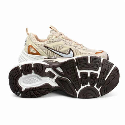 کفش کتانی ست زنانه و مردانه نایکیv5k کرم نایک سفید Nike V5k