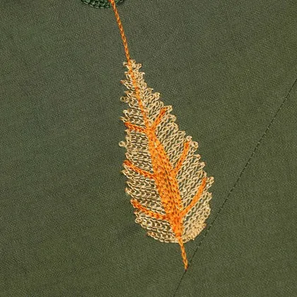 تونیک گلدوزی برگ