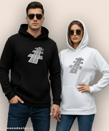 هودی مردانه و زنانه نوستالژی طرح بازی لی لی