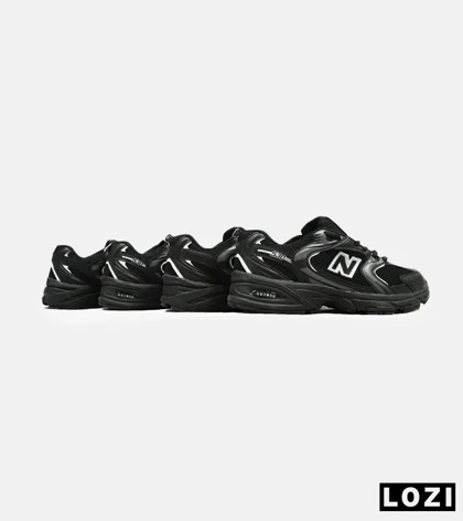 کفش کتانی مردانه و زنانه مشکی NEW BALANCE 530