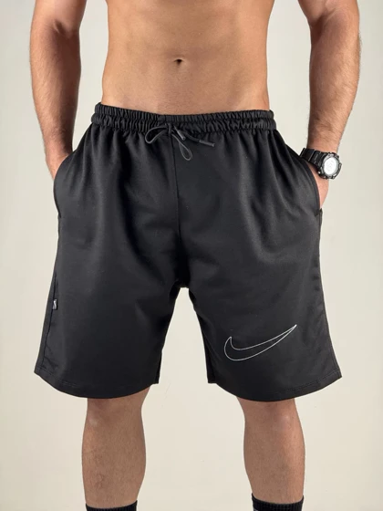 شلوارک طرح NIKE بگ مشکی