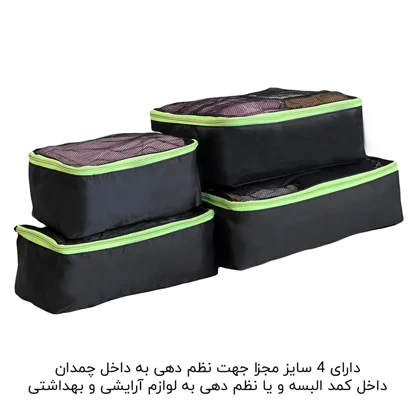 نظم دهنده چمدان مدل FORWARD - FCLT44112 سری چهار عددی