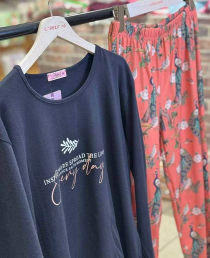 بلوز شلوار زنانه سکسن کد 40165