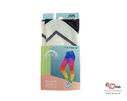 شلوار لگ براق ورزشی زنانه مدل آپا 2