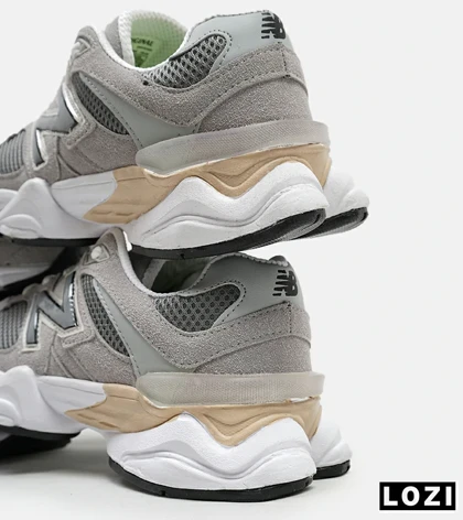 کفش کتانی مردانه و زنانه طوسی خاکستری NEW BALANCE 9060