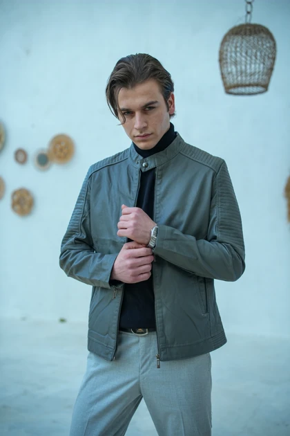 کاپشن چرم صنعتی مدل 6509