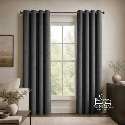 پرده مخمل کتان کلارا