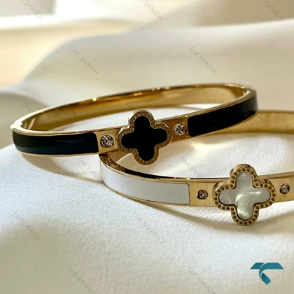 دستبند ونکلیف طلایی VanCleef-8521-L