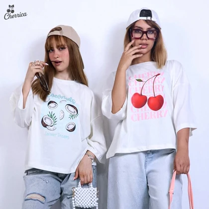 کراپ باکسی سامر زنانه کد 113