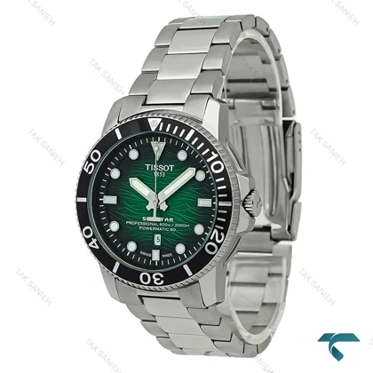 ساعت تیسوت مردانه SeaStar سیلور صفحه سبز Tissot-7952-G