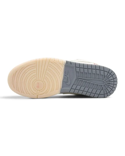کتانی ویتنامی نایک ایر جردن وان لو سوپریم سفید کرمNike Air Jordan 1 Low Supreme Sail Grey