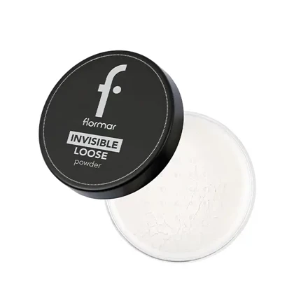پودر بیک فلورمار تثبیت آرایش با جلوه‌ای مات و طبیعی مدل Invisible Loose وزن 15 گرم