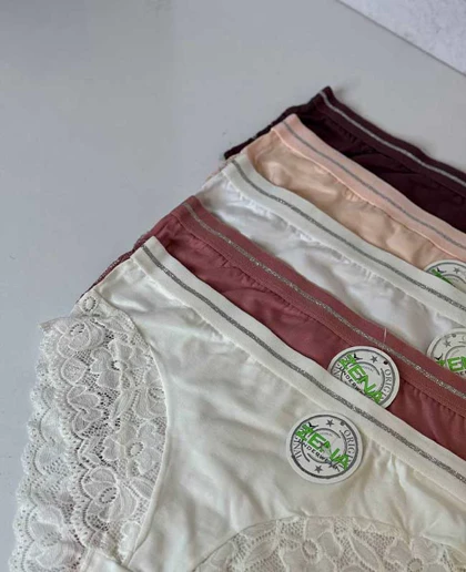 شورت نخی پنج تایی زنانه زنا کد5450