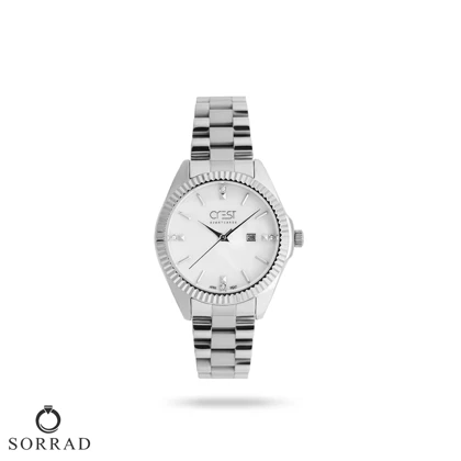ساعت مچی عقربه‌ای زنانه کرست | مدل Crest 6201-4