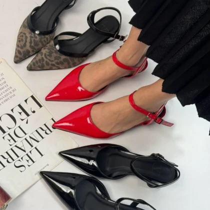 پاشنه سه سانت ورنی 4074