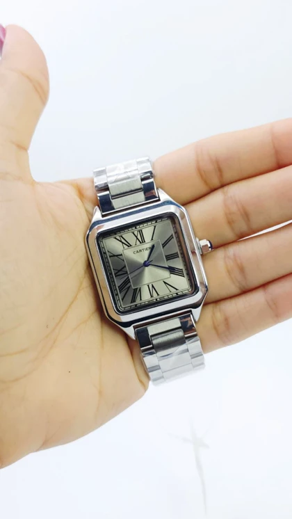 ساعت مچی مردانه کارتیر Cartier تمام استیل با ماندگاری رنگ بالا