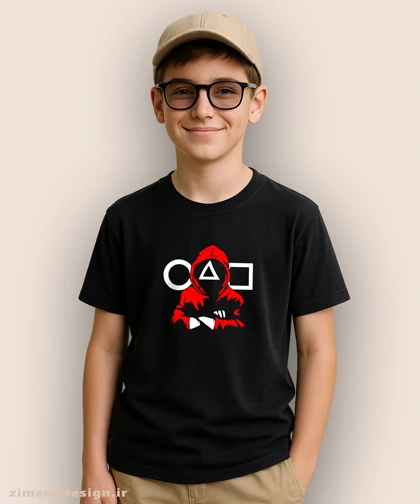تیشرت بچگانه طرح اسکویید گیم کد 933