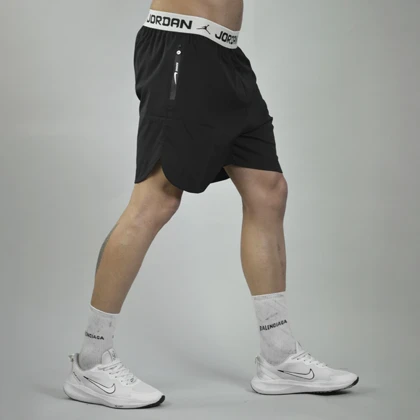 شلوارک ورزشی مردانه جردن مدل DS-Nike-3P1752 مشکی سفید