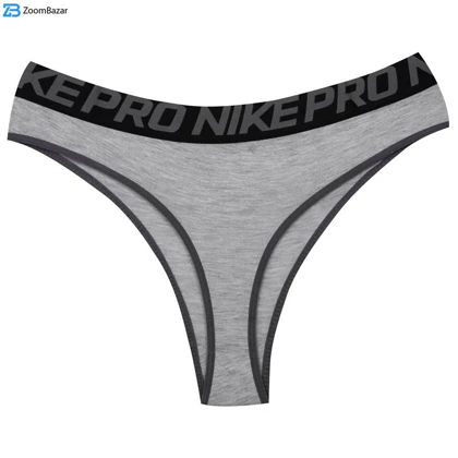 ست نیم‌تنه و شورت ورزشی زنانه کوزا مدل 9151-3 رنگ خاکستری روشن