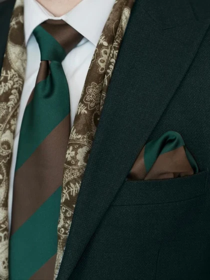 کت تک دو دکمه سبز کد c178