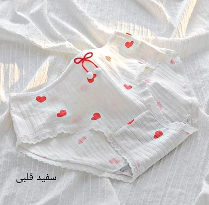 شورت زنانه جنس نخ پنبه طرح فانتزی