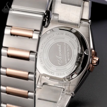 ساعت اکسنت صفحه سفید Axcent AX160052SRgW