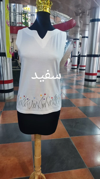 تاپ زنانه یقه هفت باران