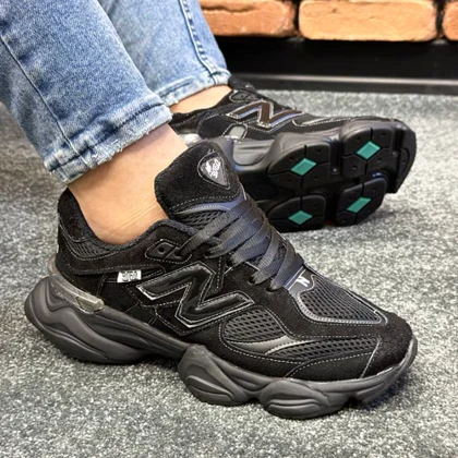 کتانی اسپرت مردانه مدل نیوبالانس 9060 NEW BALANCE رنگ مشکی