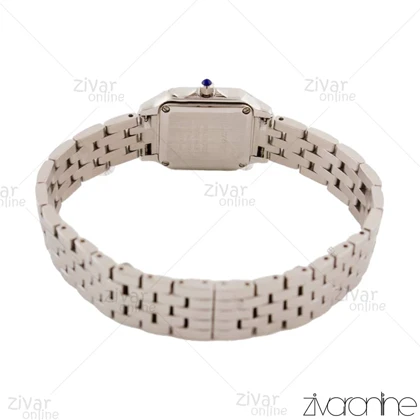 ساعت مچی کارتیر زنانه مدل پنته سیلور دور نگین 103802