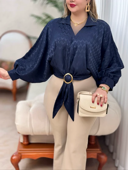 شومیز جلو حلقه زیگزاگ 2924