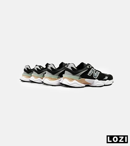 کفش کتانی مردانه و زنانه مشکی طوسی NEW BALANCE 9060 مدل 4972